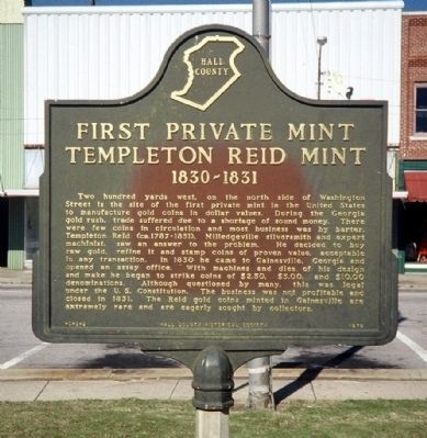 First Private Mint / Templeton Reid Mint Marker image. Click for full size.
