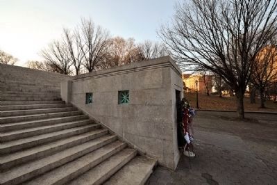Entrance to the crypt where the remains reside.. Click for full size. Entrance to the crypt where the remains reside. image. Click for full size.