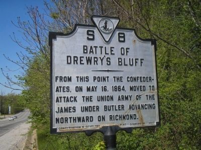Battle of Drewry’s Bluff Marker. Click for full size. Battle of Drewry’s Bluff Marker image. Click for full size.