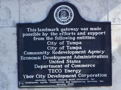Ybor City Historic District Marker image. Click for full size.
