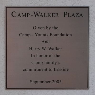Camp-Walker Plaza Marker image. Click for full size.
