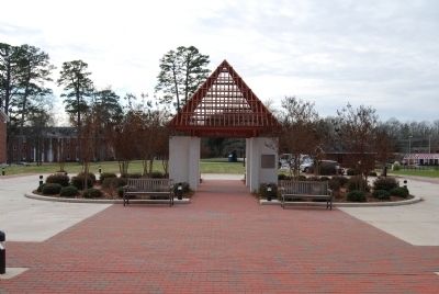 Camp-Walker Plaza - Northeast Side. Click for full size. Camp-Walker Plaza - Northeast Side image. Click for full size.