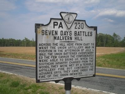 Seven Days Battles Marker image. Click for full size.