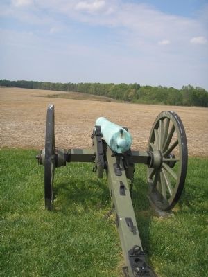 Site of the Confederate Charge image. Click for full size.
