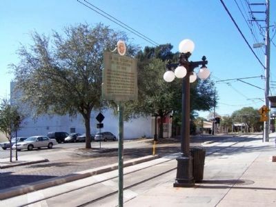 La Liga Patriotica de Instruccion Marker along 8th Ave., Ybor City. Click for full size. La Liga Patriotica de Instruccion Marker along 8th Ave., Ybor City image. Click for full size.