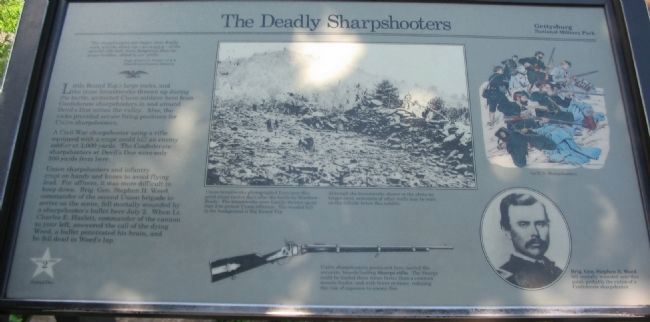 The Deadly Sharpshooters Marker. Click for full size. The Deadly Sharpshooters Marker image. Click for full size.