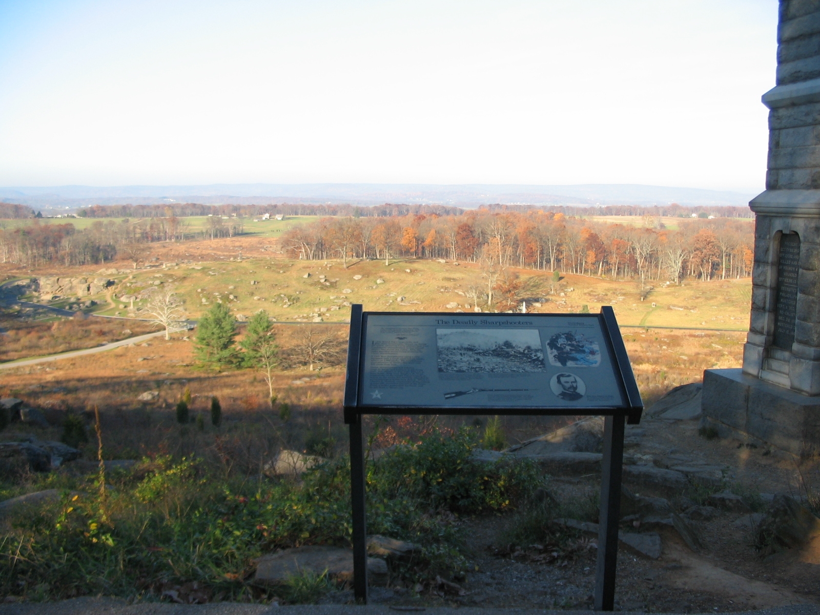 Looking over the Marker toward Devil