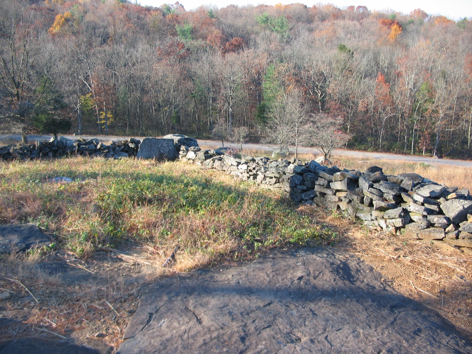 Breastworks on Little Round Top
