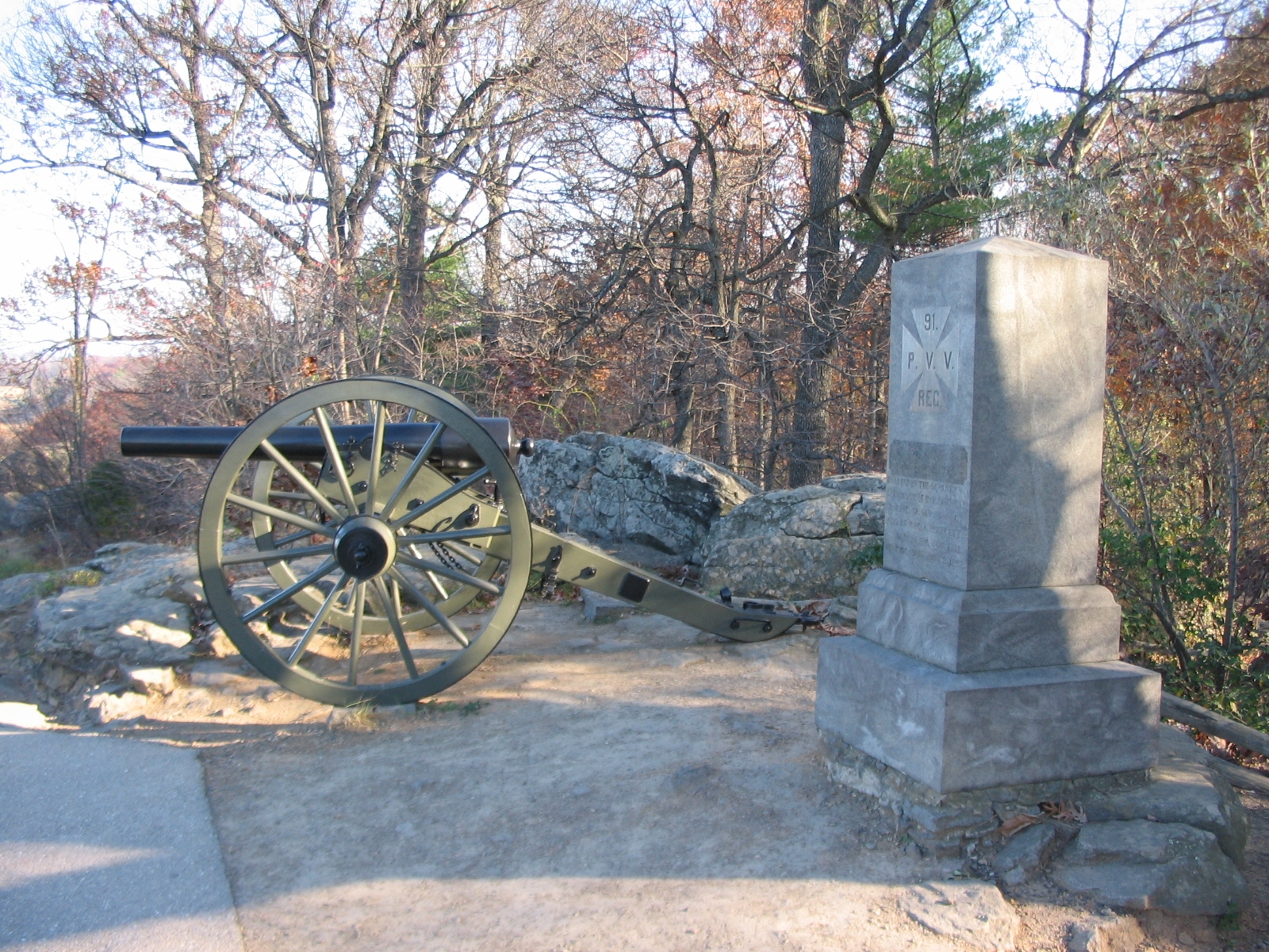 91st Pennsylvania Volunteer Regiment Monument