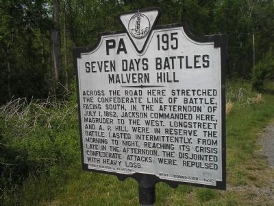 Seven Days Battles Marker image. Click for full size.