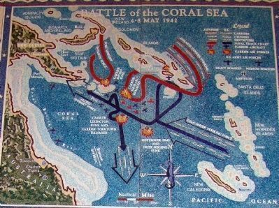 Battle of the Coral Sea<br>4–8 May 1942 image. Click for full size.