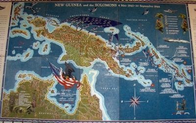 New Guinea and The Solomons<br>4 May 1942 – 30 September 1944 image. Click for full size.