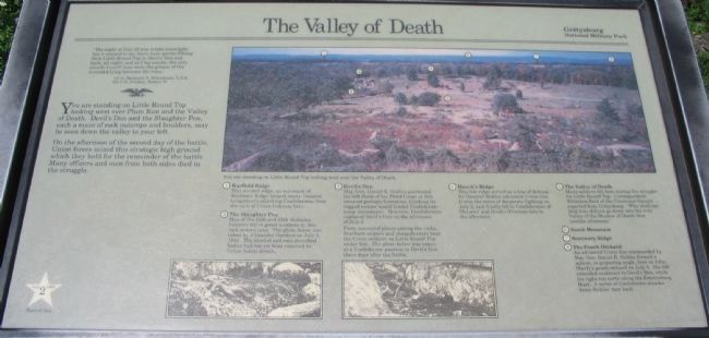 The Valley of Death Marker image. Click for full size.