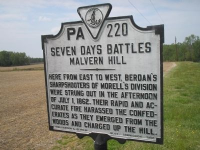 Seven Days Battles Marker image. Click for full size.