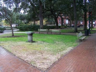 In Memory of The Moravian Colonists In Savannah Marker image. Click for full size.