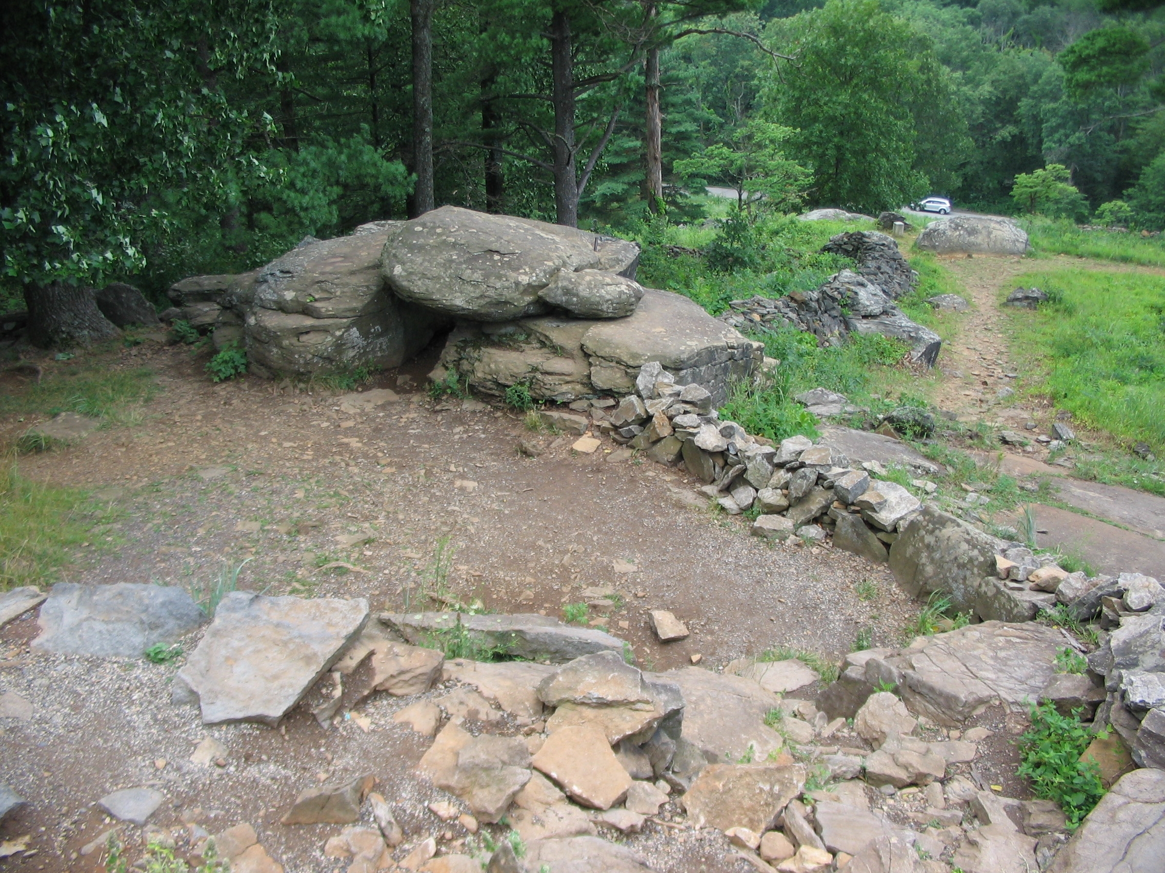 Section of Breastworks
