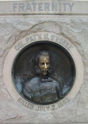 Front of Monument - Col. O'Rorke image. Click for full size.