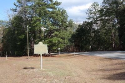Old River Road Marker, along GA 275. Click for full size. Old River Road Marker, along GA 275 image. Click for full size.