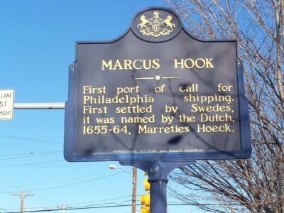 Marcus Hook Marker image. Click for full size.