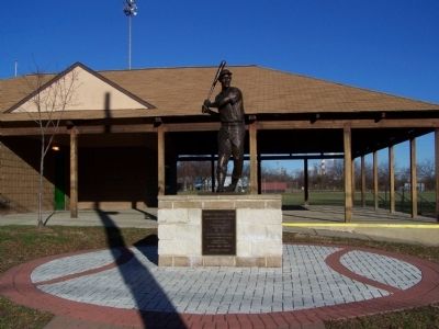 James B. ‘Mickey’ Vernon Statue image. Click for full size.