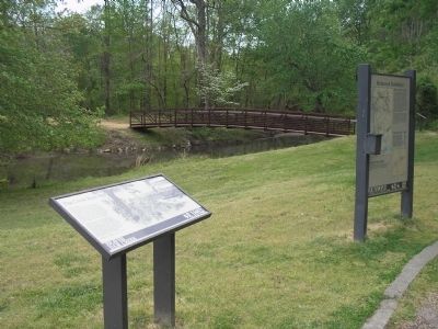 Marker at Beaver Dam Creek. Click for full size. Marker at Beaver Dam Creek image. Click for full size.