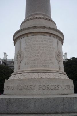 First Division War Memorial - south face image. Click for full size.