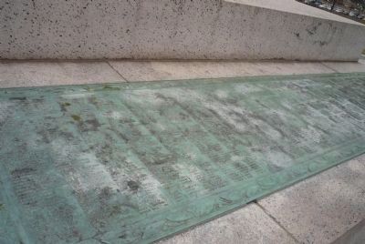 First Division War Memorial - Honor Roll, WWI. Click for full size. First Division War Memorial - Honor Roll, WWI image. Click for full size.