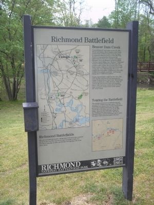 Beaver Dam Creek Marker. Click for full size. Beaver Dam Creek Marker image. Click for full size.