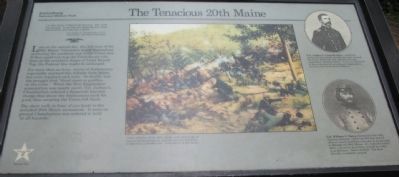 The Tenacious 20th Maine Marker image. Click for full size.