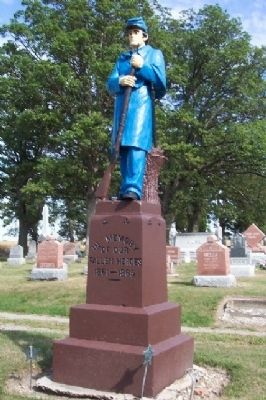 Ohio City Civil War Memorial image. Click for full size.