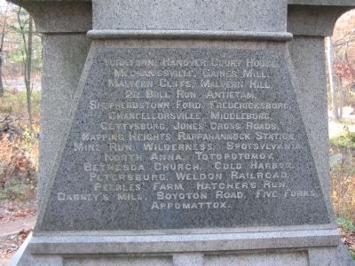 Back of Monument. Click for full size. Back of Monument image. Click for full size.