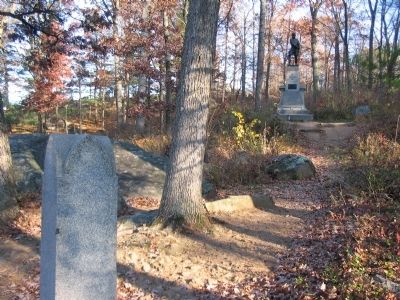 Looking from the Left Flank Marker Stone image. Click for full size.