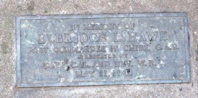 Elbridge L. Hawk Marker. Click for full size. Elbridge L. Hawk Marker image. Click for full size.