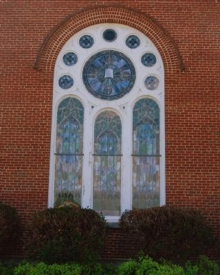 Good Hope Presbyterian Church -<br>Front Window Detail image. Click for full size.