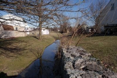 J.E.B. Stuart's jumped stream at Stuart Avenue. Click for full size. J.E.B. Stuart's jumped stream at Stuart Avenue image. Click for full size.