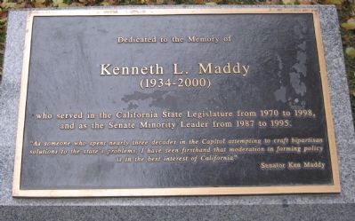 Kenneth L. Maddy Marker image. Click for full size.