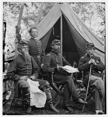 General Sykes and Staff image. Click for more information.