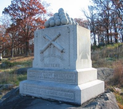 Battery L, 1st Ohio Light Artillery Monument image. Click for full size.