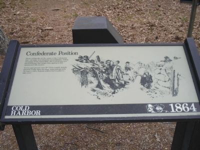 Confederate Position Marker. Click for full size. Confederate Position Marker image. Click for full size.