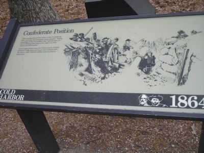 Marker on Cold Harbor Tour Road image. Click for full size.