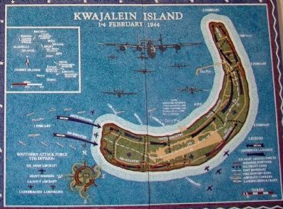 Kwajalein Island, 1–4 February 1944 image. Click for full size.
