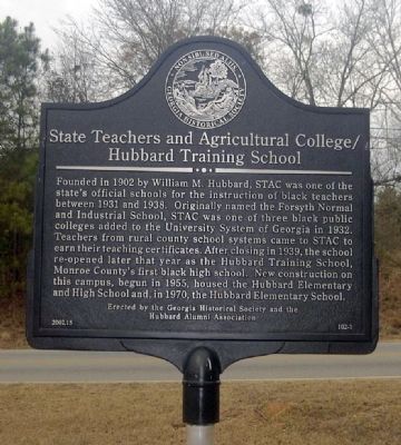 State Teachers and Agricultural College / Hubbard Training School Marker image. Click for full size.