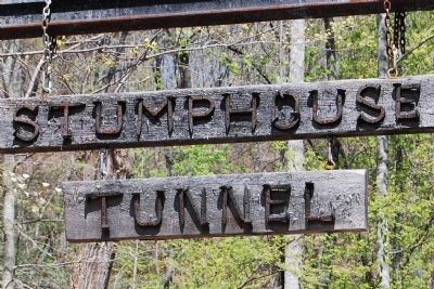Stumphouse Mountain Tunnel Sign image. Click for full size.