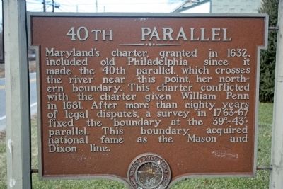 40th Parallel Marker image. Click for full size.