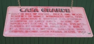 Casa Grande Marker. Click for full size. Casa Grande Marker image. Click for full size.