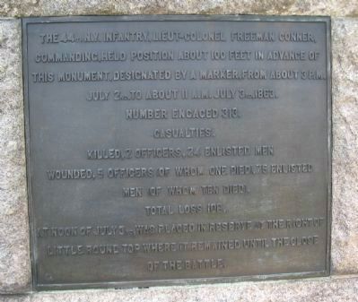 Front Left Side Plaque on Monument image. Click for full size.