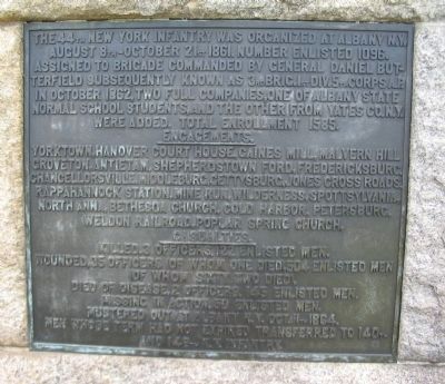 Front Right Side Plaque on Monument image. Click for full size.