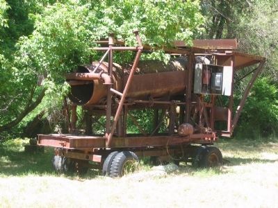 Mining Equipment at New Almaden City Park. Click for full size. Mining Equipment at New Almaden City Park image. Click for full size.