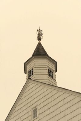 Old Tennent Presbyterian Church Steeple image. Click for full size.