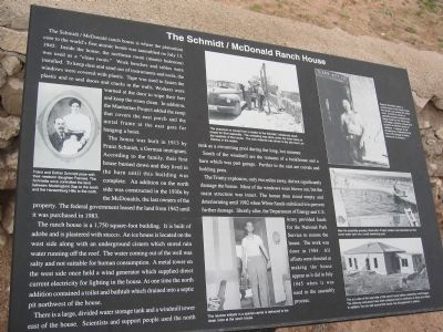 The Schmidt / McDonald Ranch House. Click for full size. The Schmidt / McDonald Ranch House image. Click for full size.